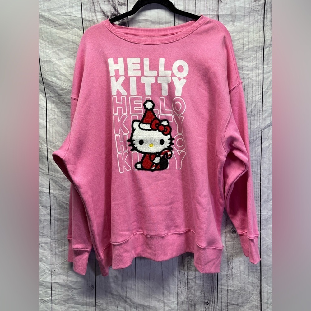 Hello Kitty Christmas Crewneck Sweatshirt 2X NWOT